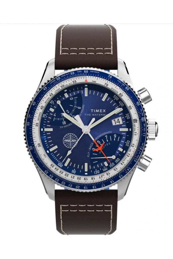 Timex Gents x Pan Am Waterbury Fly Back Chronograph TW2W97200