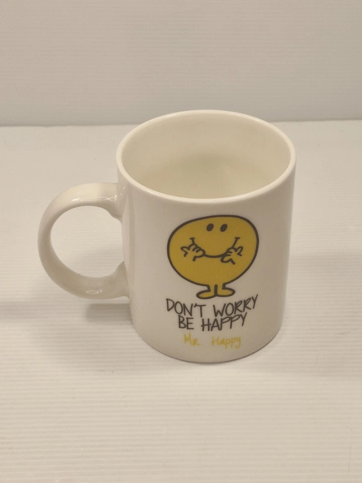 Mr Happy Mug – Don’t Worry Be Happy Coffee Tea Cup 2021 Gift Collectible - Image 3 of 4