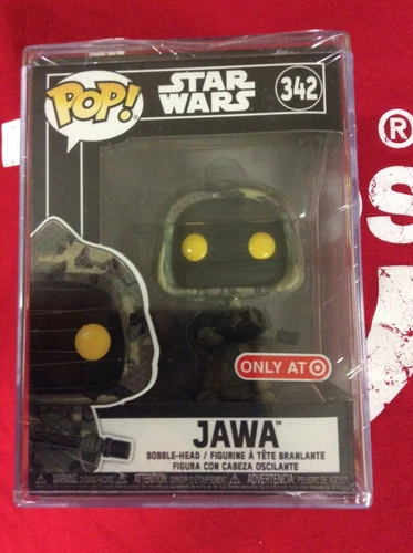 Funko Pop! Star Wars - Futura Jawa Target Exclusive + Pop Stack Sealed in hand