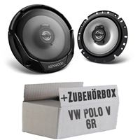 Kenwood Lautsprecher FüR VW Polo 6R Front Heck 2-Wege Koaxialsystem - Einbauset