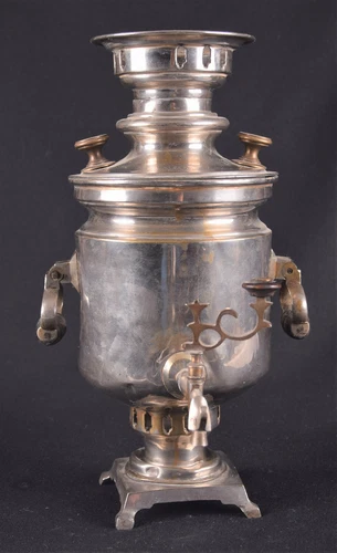 Russe Original Charbon de Bois Samovar Korshanov Egor Vasiliev Russie Samovar - Photo 1/8