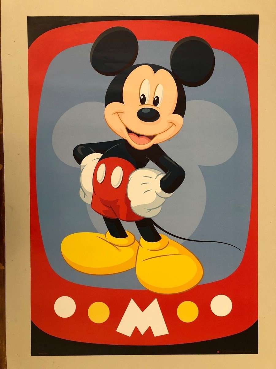 MICKEY MOUSE,DISNEY, RARE 2000's POSTER | eBay