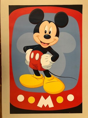 MICKEY MOUSE,DISNEY, RARE 2000's POSTER | eBay