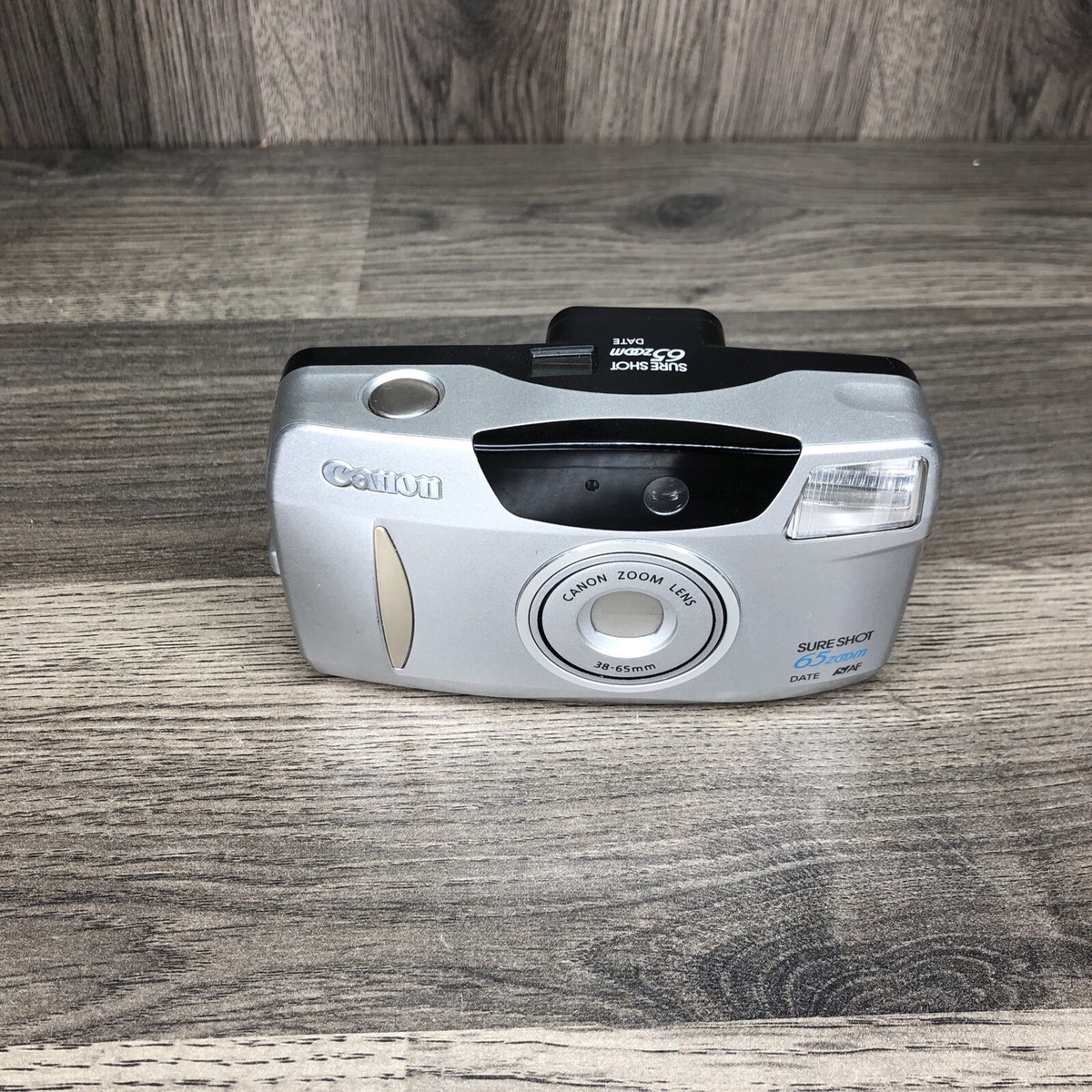 Canon Sure Shot 65 Zoom Point & Shoot Film Camera 38-65mm Broken