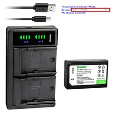 Kastar Battery LTD2 USB Charger for ED-BP1410 Samsung WB2200 Digimax WB2200