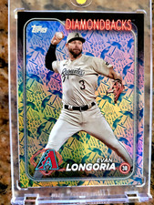2024 Topps Series 1 Umbrella HOLIDAY FOIL #304 EVAN LONGORIA 6/10 DIAMONDBACKS