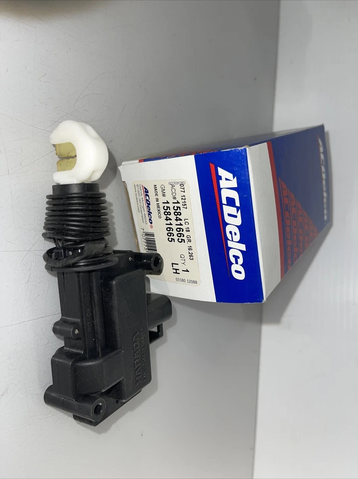 Actuador de cerradura de puerta corredera izquierda ACDelco GM equipo original 15841665 Uplander Foto 2 de 4