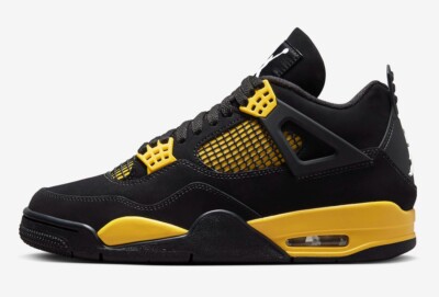 New Air Jordan 4 “Thunder” Limited Casual Basketball Shoes Sz 9 