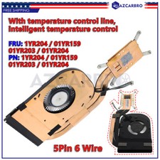 For Lenovo ThinkPad X1 Carbon 6th Gen CPU Heatsink Cooling Fan 01YR159 01YR204