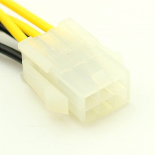 Câble d'extension d'alimentation 50 x 1 pi 6 broches 12 V mâle à femelle EPS P4 ATX processeur de carte mère - Photo 5/5