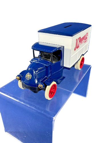 Vintage, ERTL, J.C. Penny Co.1926 Delivery Truck Coin Bank, Die Cast w/ Key, USA - Picture 5 of 11