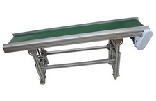 70.9*15.7in Electric PVC Belt Inclined Wall Conveyor Highly Adjust 110V 120W
