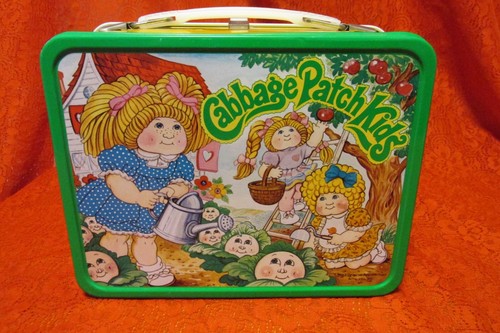 Vintage 1984 New Cabbage Patch Kids Lunchbox Complete w/ instructions & Thermos - Picture 5 of 15
