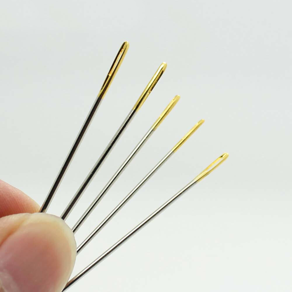 Gold Eye Needle Hand Embroidery Tapestry 10 Pcs  Sizes 22 24 26 28