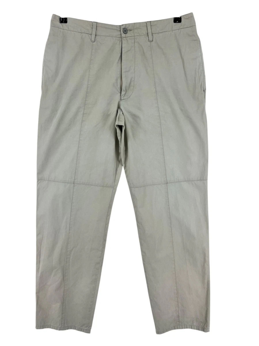 Pantalon Homme Hugo Boss Taille 33x34 - Coton écru, Coupe Straight - Occasion Très Bon état