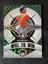 2022 Mosaic Green Prizm Will To Win Alex Bregman #WW-7 Baseball Card