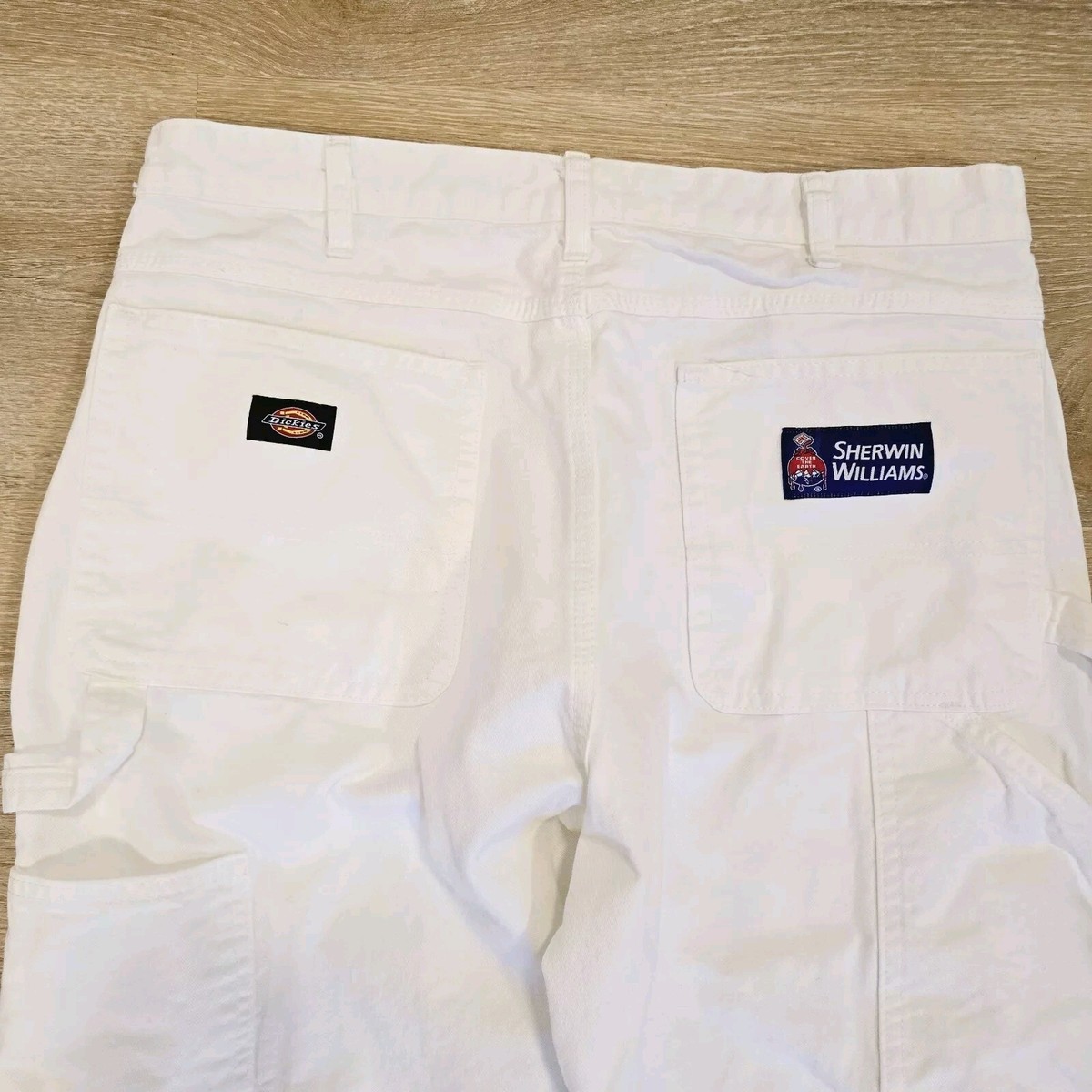 Sherwin Williams by Dickies Mens Painters Pants Solid White