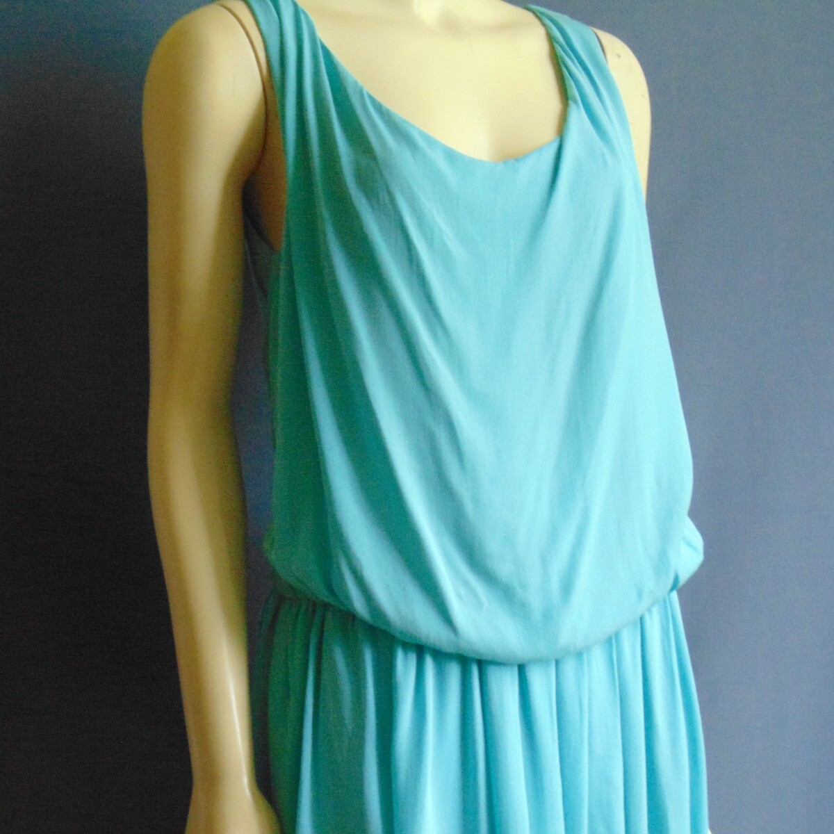 cowl neck drop waist mini dress Charl Green Cowl Neck Mini Dress main image 0