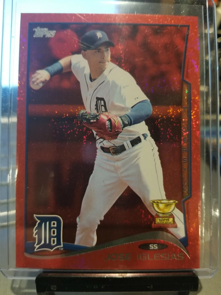 2015 JOSE IGLESIAS TOPPS RED HOT FOIL #653 MINT. ( ANGELS.) RARE. - Image 2 of 4