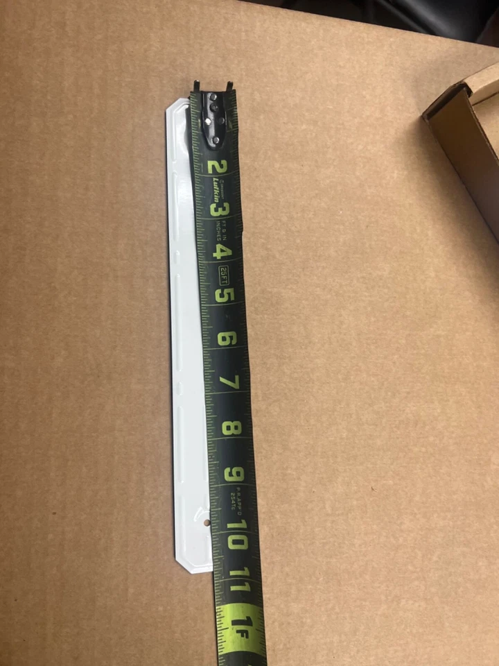 ALUMINUM STRAP AROUND GUTTER DOWNSPOUT STRAPS 2x3 WHITE - Image 3 of 4