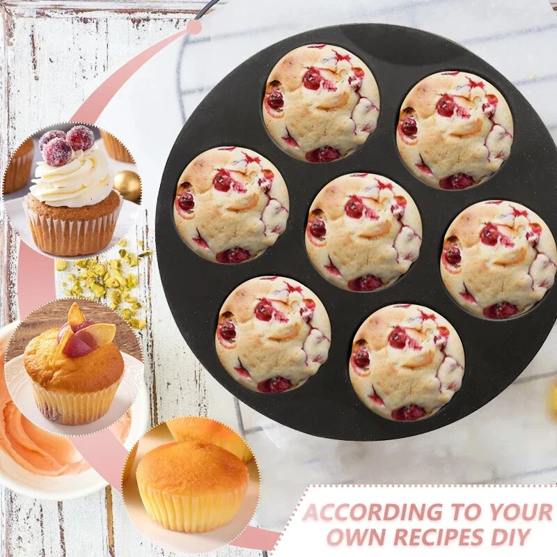 Air Fryer Accessories 7 With Cake Cup Mold Silicone 7 Even Round Muffin Cup Mold Air Fryer Accessories 7 With Cake Cup Mold Silicone 7 Even Round Muffin Cup Mold