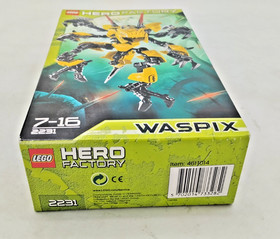 LEGO 2231 Waspix New Sealed MISB Hero Factory Villians EOL Figure