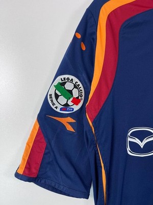 AS Roma 2003 2004 Away Shirt Diadora Mazda Serie A Totti #10 AS Roma 2003 2004 Away Shirt Diadora Mazda Serie A Totti #10