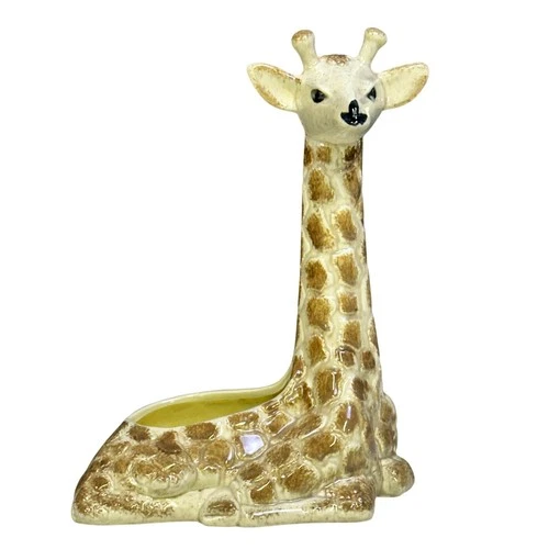 Red Wing Pottery Rare Vintage 1964 Giraffe #896 Stoneware 11" Planter-Exquisite