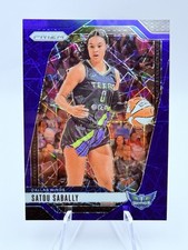 Satou Sabally 2024 Panini Prizm WNBA Blue Velocity Prizm-#43 Dallas Wings