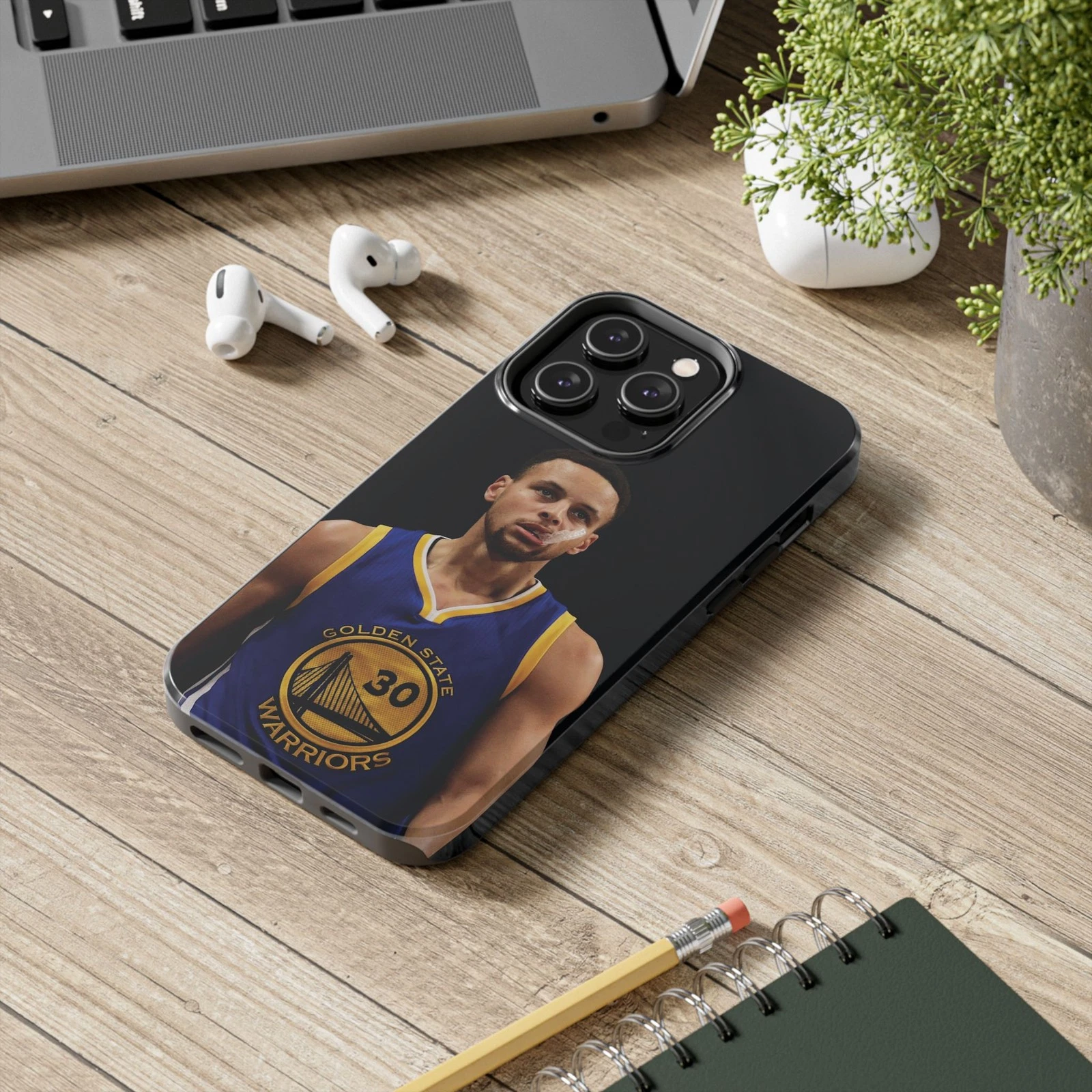 Golden State Warriors Stephen Curry Tough Phone Case, Basketball Fan Gift, NBA