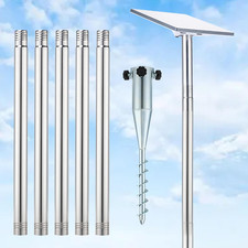 Starlink Mini Pole Mount Kit, Starlink Pole Mounting, 9Ft Starlink Ground Featur