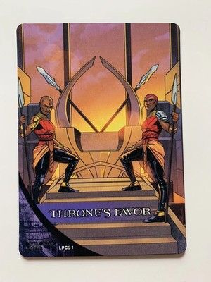 Throne's Favor Promo Gencon 2022 Gen Con Marvel Legendary Black Panther Game