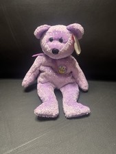 Ty Beanie Babies Decade The Red Teddy Bear Baby 2002 11th Generation Tag