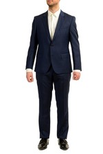 Hugo Boss Men's "C-Huge1/C-Genius" Slim Fit Wool Two Button Suit US 40S IT 50S