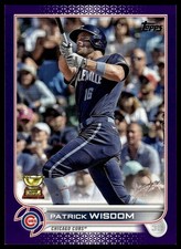 Patrick Wisdom 2022 Topps #271 Purple Chicago Cubs