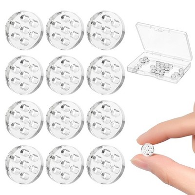 30pcs 8mm Glass Pipe Screens 7-Hole Honeycomb Reusable Bowl Filters with Box