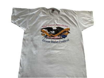 Vintage 90s Great American Brass Band Festival T Shirt 1997 Danville KY Sz: XL  