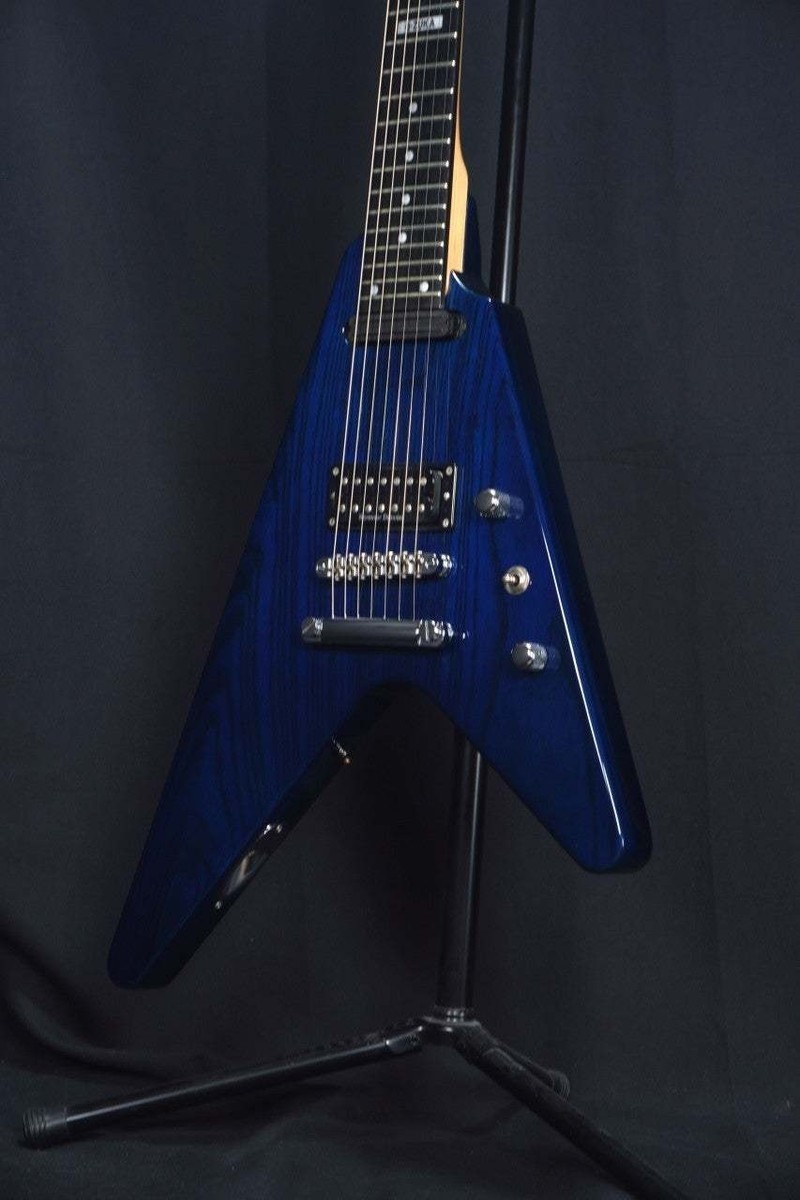 EDWARDS E-eZ-180-7SN e-ZUKA Model Blue Black Used Electric Guitar