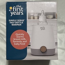 The First Years 2-in-1 Simple Serve Bottle Warmer Quickly Warm Bottles