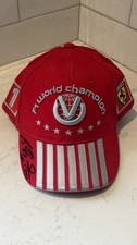 7x Formula One World Champion Michael Schumacher Signed Ferrari Racing Cap COA