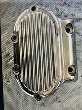 Getriebedeckel Smooth Schwarz End Cover für Harley Big Twin Cam Evo 1987 - 2006