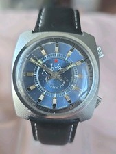 Vintage Mens TRAFALGAR ALARM Swiss Made Mechanical Wristwatch
