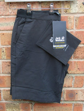 Mens Jack Wolfskin Shorts JWP Hiking Walking Lightweight Water Repellent 32w New