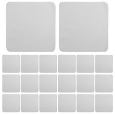 10Pcs Reusable Grey Microfiber Glasses Cleaning Cloths for Lenses and Screens