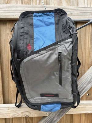 Timbuk2 Q Laptop Backpack Sz M Black  Blue Ballistic Nylon Bottle Opener