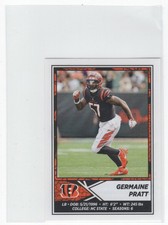 #130 Germaine Pratt 2024 Panini Sticker Collection Mini Cincinnati Bengals