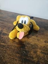 Original Authentic Disney Parks Pluto 10" Plush Stuffed Animal Dog Beanie