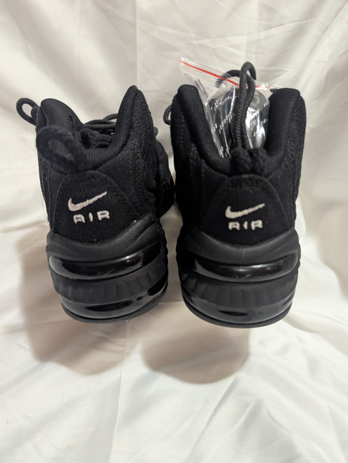 Nike Air Penny 2 Stussy Triple Black Mens Size 7.5 Casual Sneakers Shoes NEW ☑️ thumbnail 7