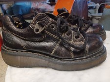Vintage Dr. Martens Chunky Women's Shoes 8678 CK C01 SZ 6 Dark Brown Heavy