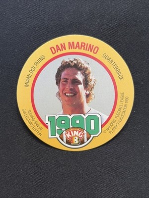1990 King-B Collector's Edition Discs Dan Marino #11 HOF Miami Dolphins